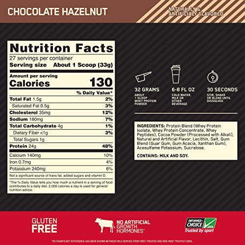 Optimum Nutrition Gold Standard 100% Whey Protein Powder