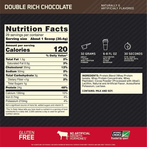 Optimum Nutrition Gold Standard 100% Whey Protein Powder