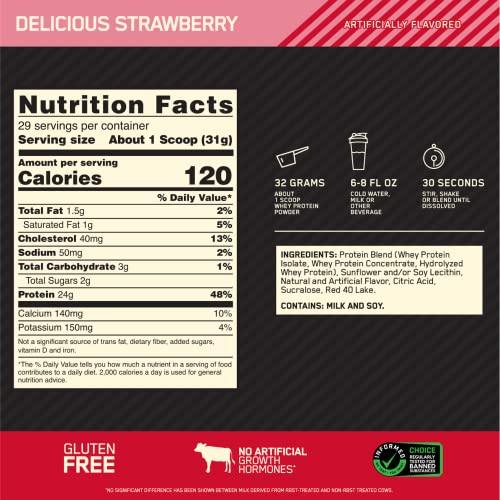 Optimum Nutrition Gold Standard 100% Whey Protein Powder