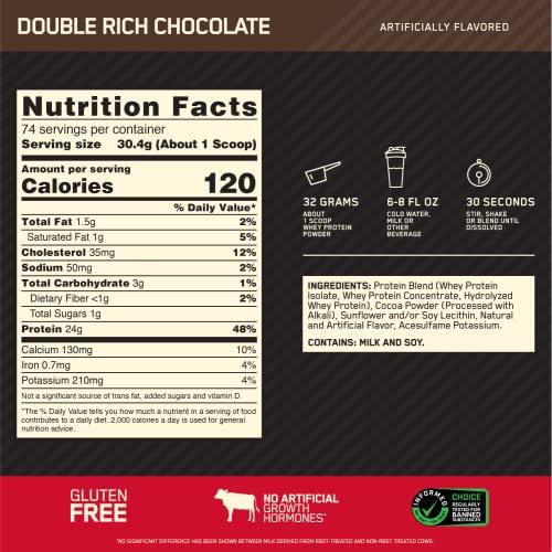 Optimum Nutrition Gold Standard 100% Whey Protein Powder