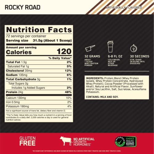 Optimum Nutrition Gold Standard 100% Whey Protein Powder
