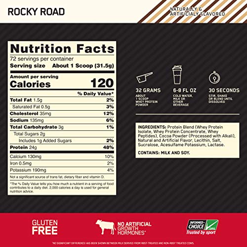 Optimum Nutrition Gold Standard 100% Whey Protein Powder