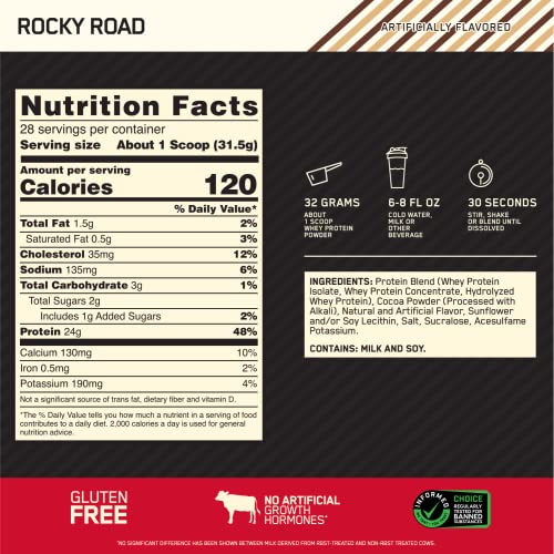 Optimum Nutrition Gold Standard 100% Whey Protein Powder